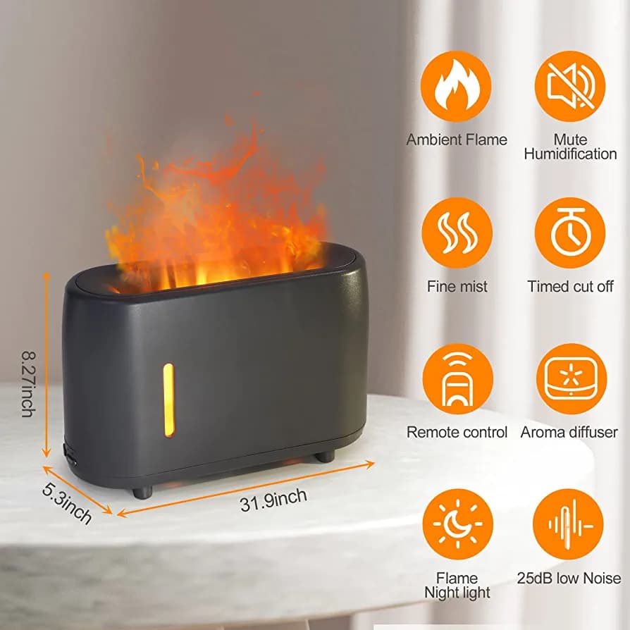 خوشبوکننده هوا aroma diffuser مدل آتش — تصویر ۳