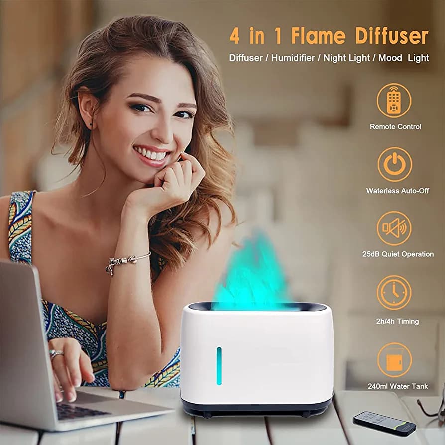 خوشبوکننده هوا aroma diffuser مدل آتش — تصویر ۲