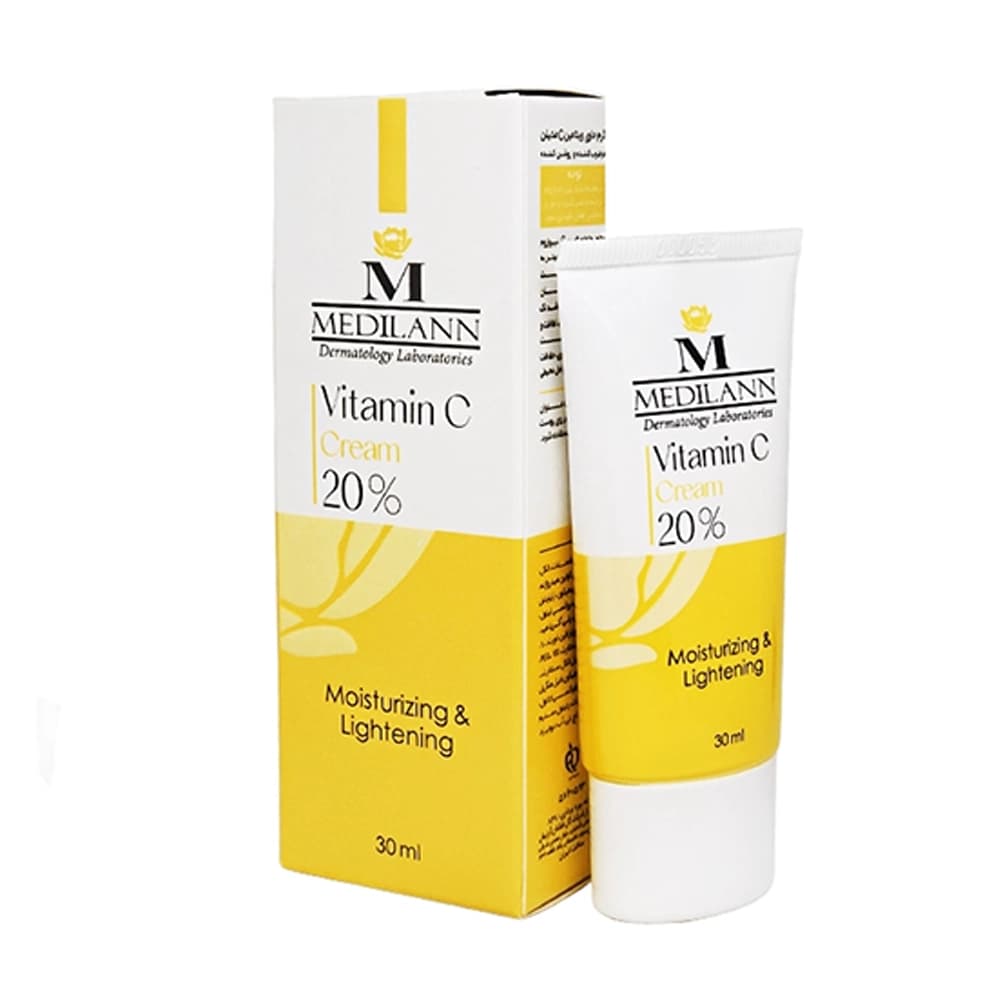 سرم ضد چروک و روشن کننده مدیلن حاوی ویتامین c حجم 30ml