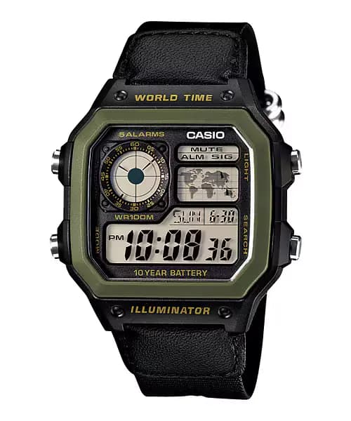 ساعت مچی کاسیو CASIO / AE-1200WHB-1BVDF — تصویر ۲