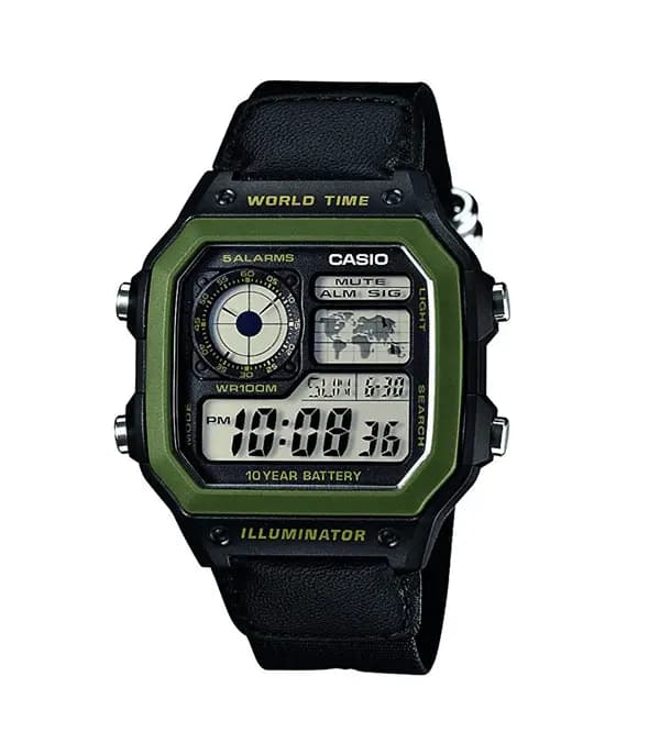 ساعت مچی کاسیو CASIO / AE-1200WHB-1BVDF — تصویر ۶