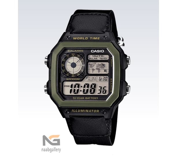 ساعت مچی کاسیو CASIO / AE-1200WHB-1BVDF — تصویر ۳