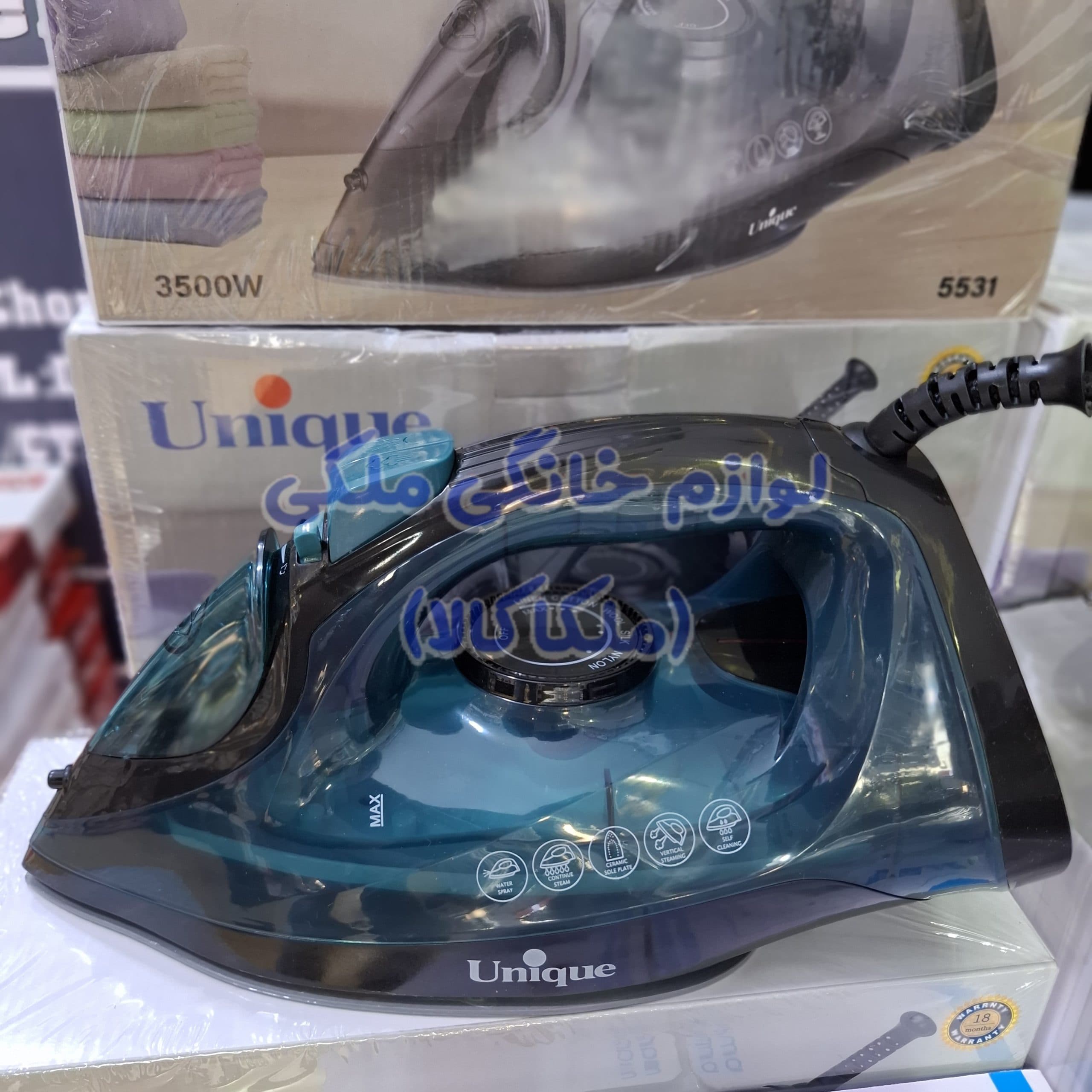 اتو بخار یونیک مدل 5531 — تصویر ۵