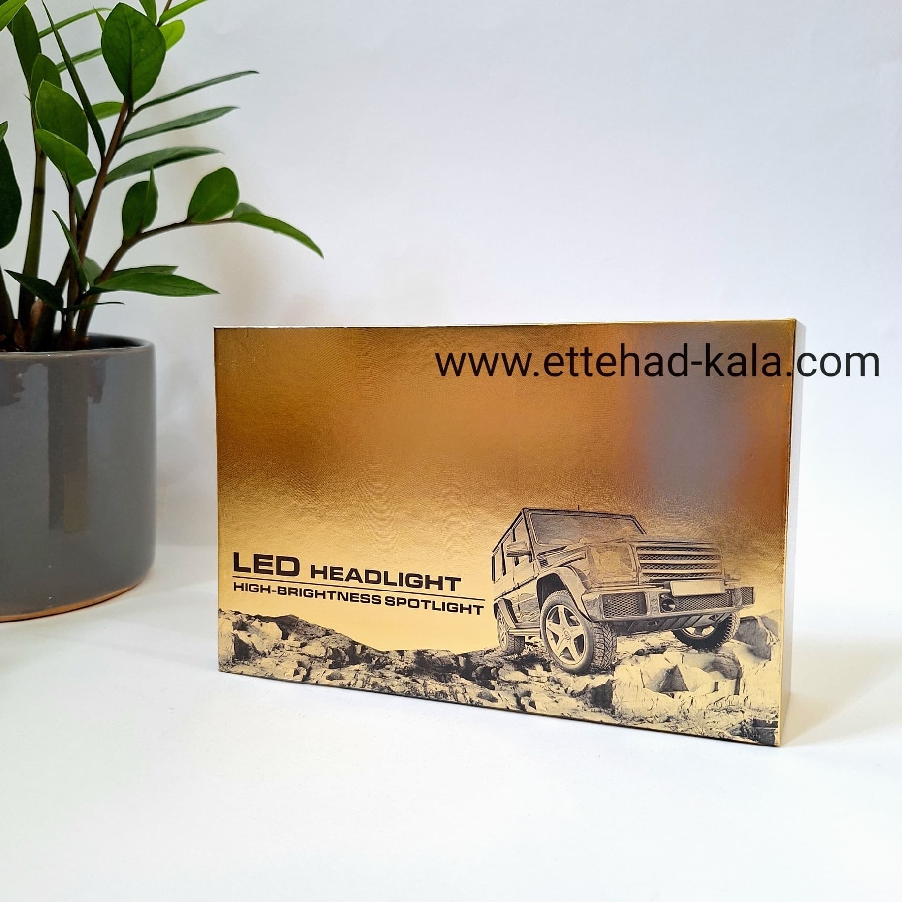 هدلایت H4 (3 خار)T55 PRO LENZO مناسب پراید-ساینا-کوییک-پژو 405-تندر — تصویر ۲