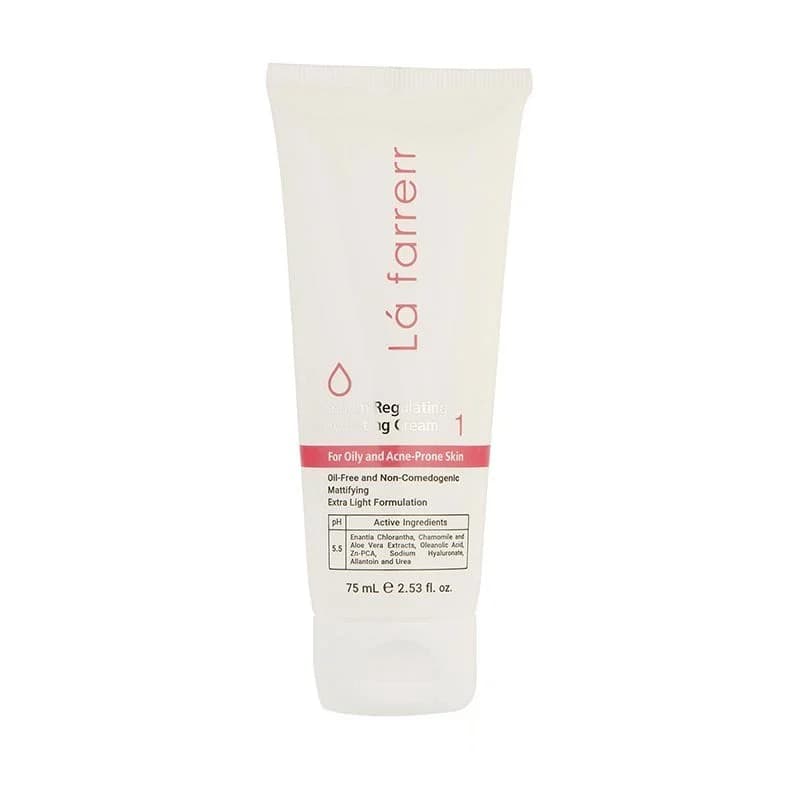 کرم کنترل کننده چربی لافارر مرطوب کننده و آبرسان مدل 01 حجم 75ml