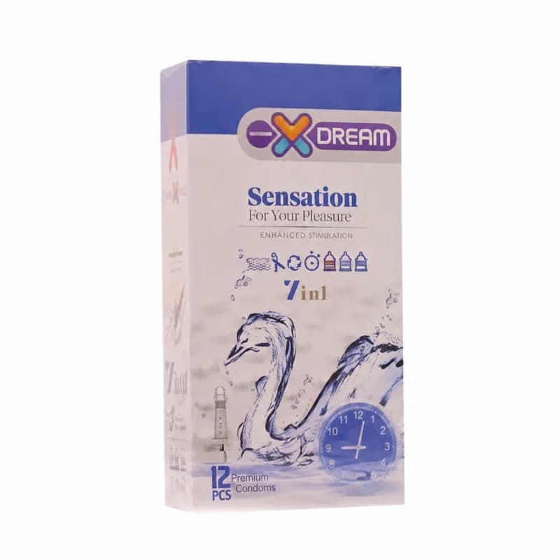 کاندوم حساس ایکس دریم مدل Sensation بسته 12 عددی