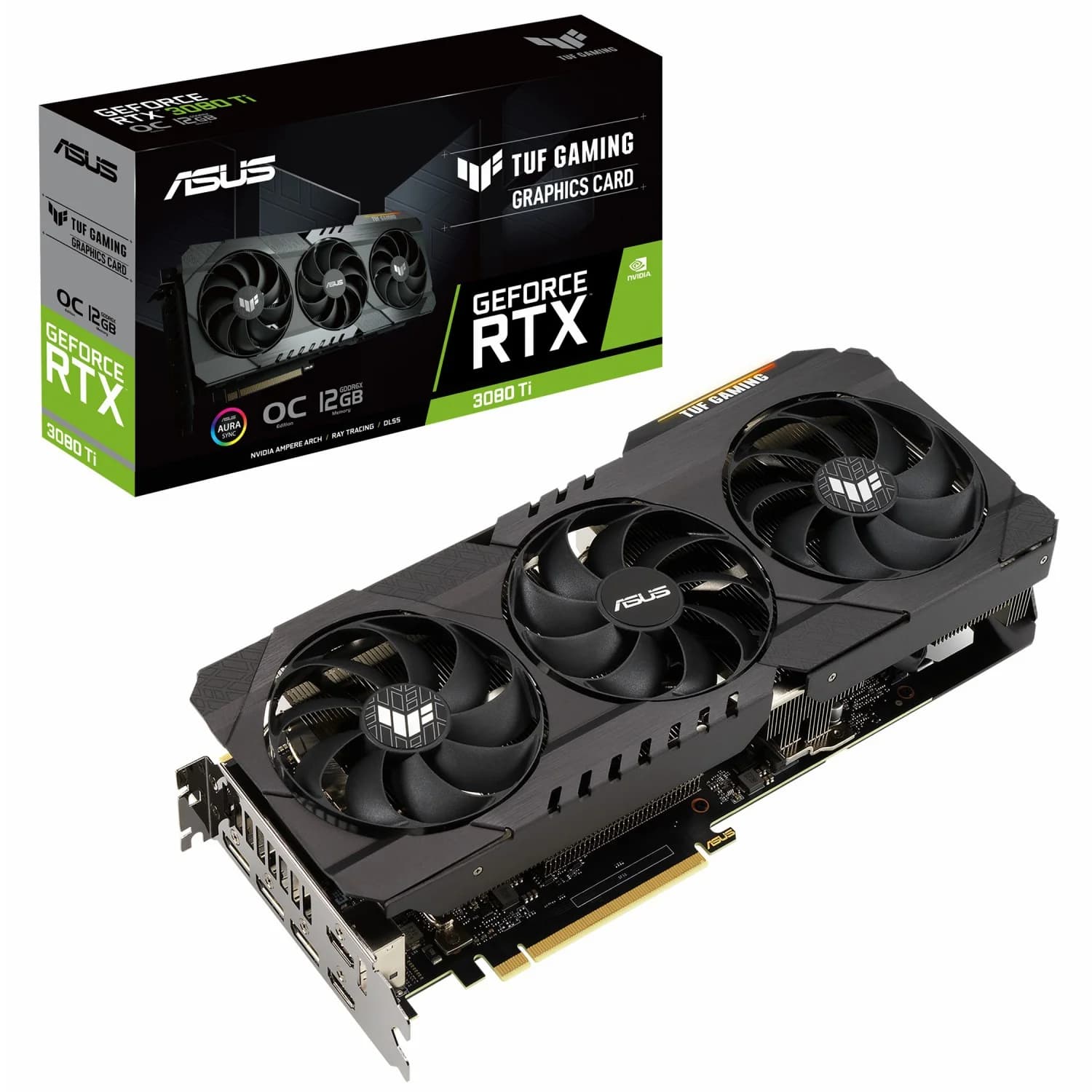 کارت گرافیک ایسوس مدل RTX3080Ti ظرفیت ۱۲ گیگابایت TUF Gaming OC استوک — تصویر ۶
