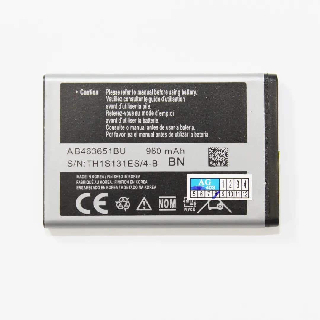 باتری SAMSUNG S5260 مدل AB463651BU/ S3650 Corby — تصویر ۳