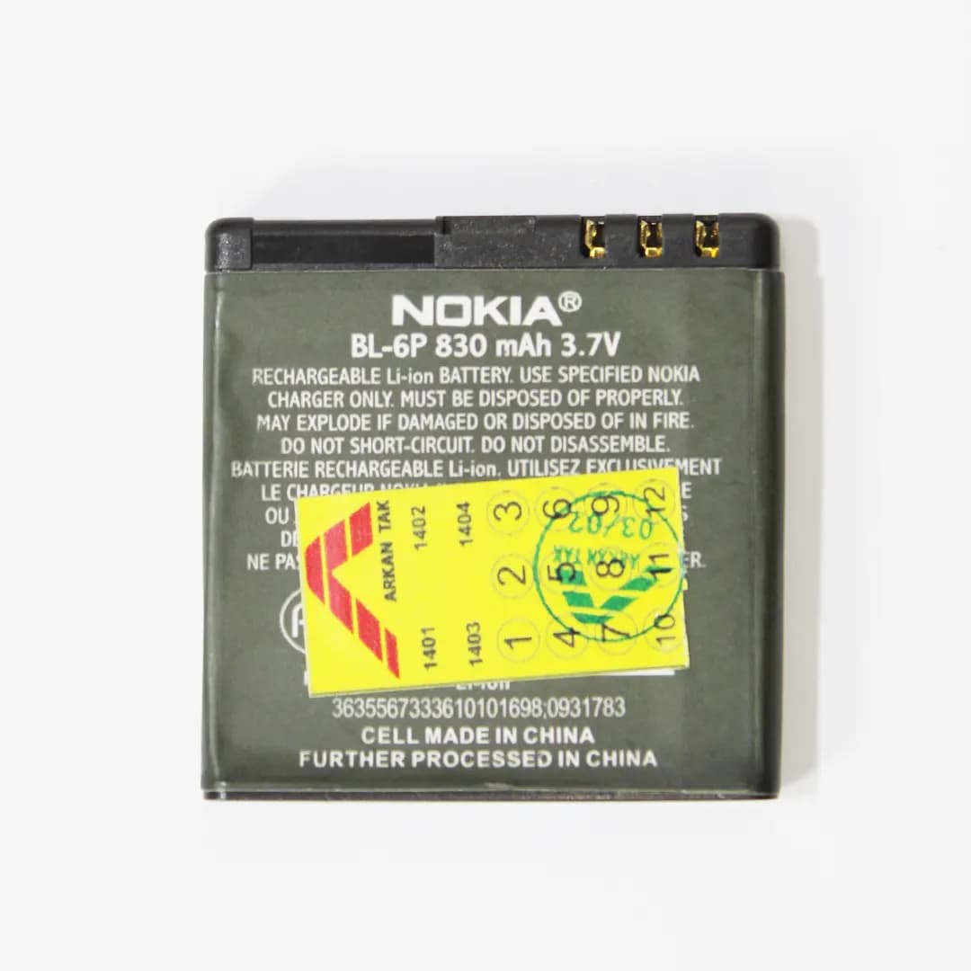 باتری NOKIAمدل BL-6P — تصویر ۵