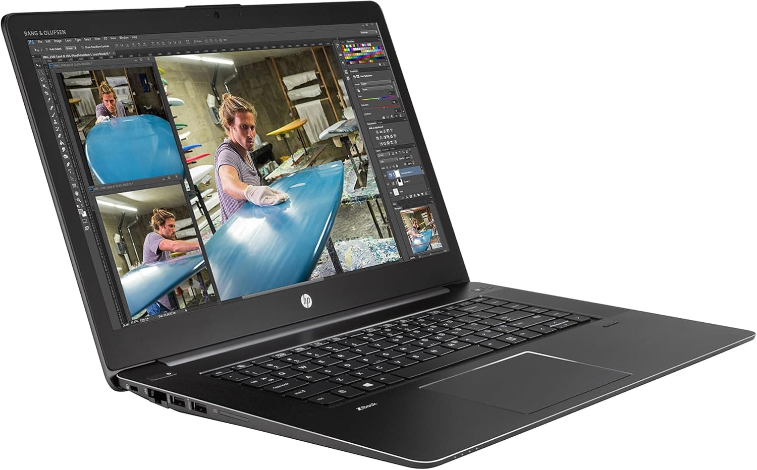 لپ تاپ استوک 15 اینچی HP مدل ZBook 15 Studio G3 Xeon |RAM 8 |SSD 256 | 4G Quadro M1000M — تصویر ۶