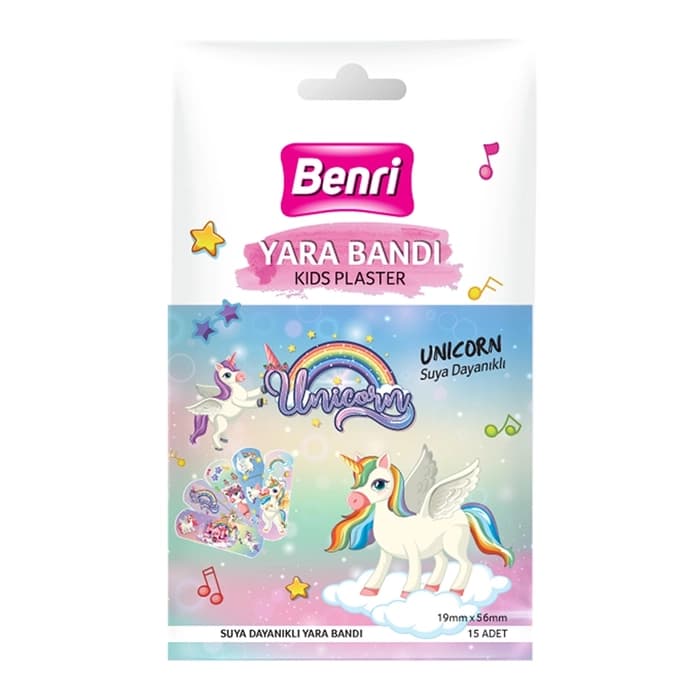 چسب زخم فانتزی کودکان بنری مدل unicorn