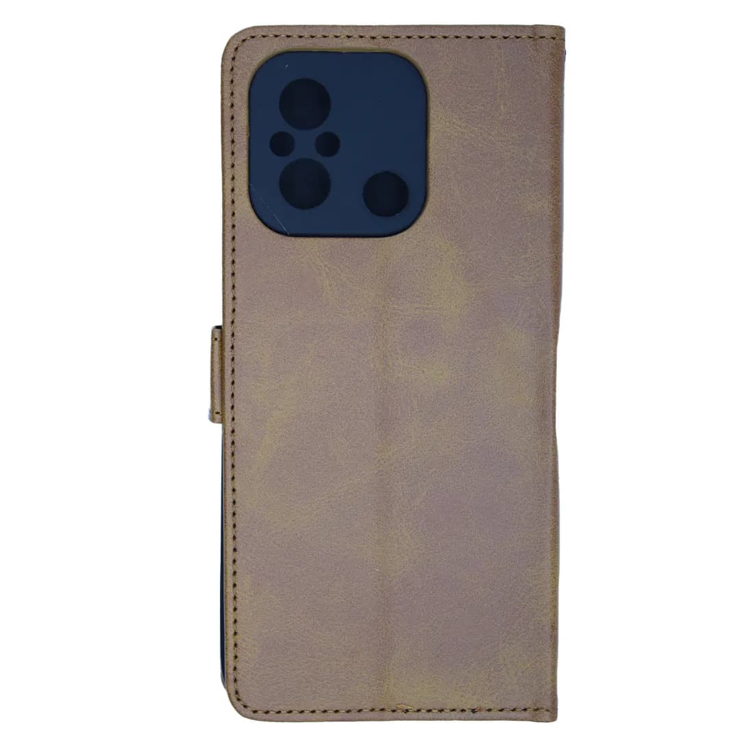 کیف گوشی Redmi 12C مدل کلاسوری جا کارتی دار