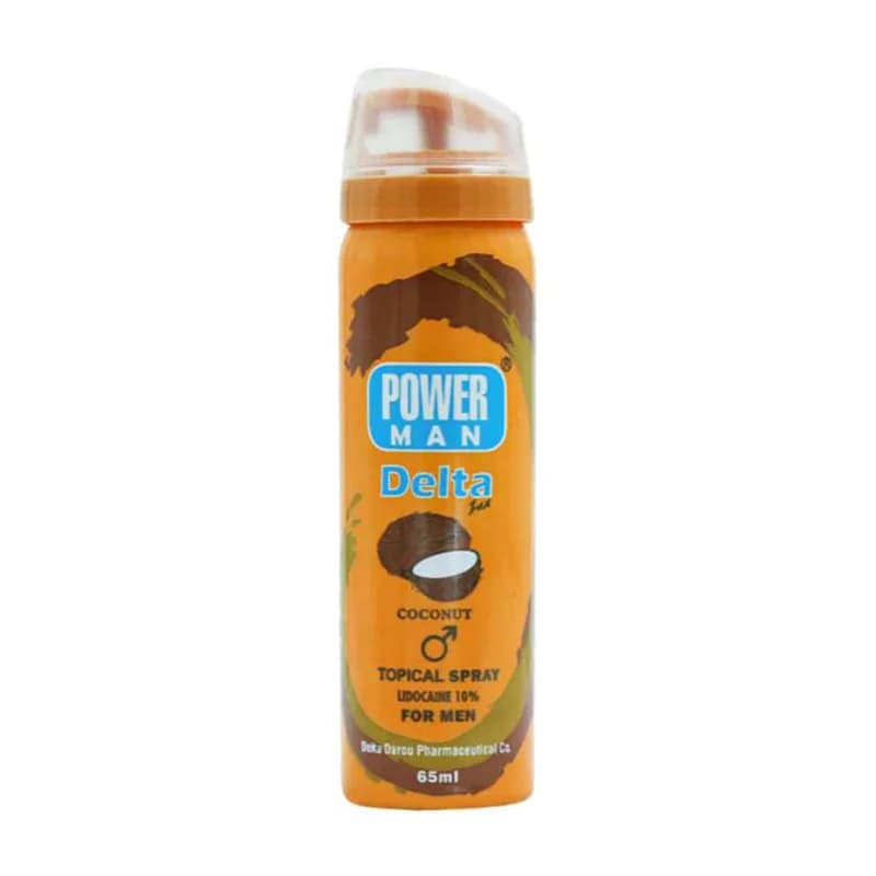 اسپری تاخیری دلتا پاورمن رایحه نارگیل 65ml