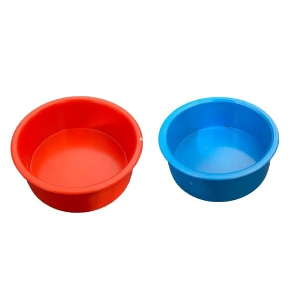 ظرف غذای پرنده مدل گرد کد 1R1B بسته 2 عددی