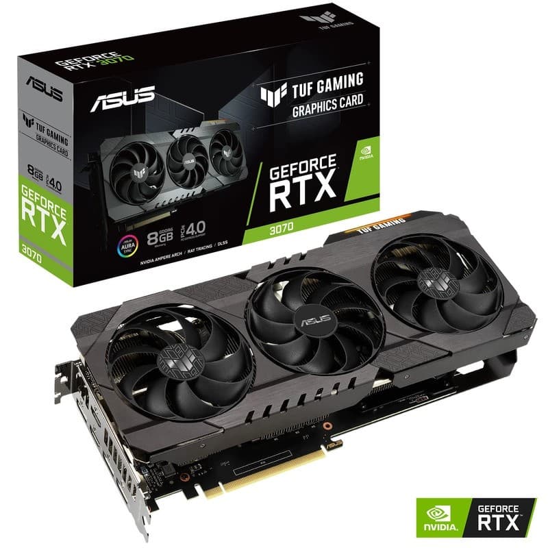 کارت گرافیک ایسوس مدل TUF RTX3070-O8G GAMING(دست دوم) — تصویر ۳