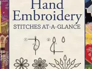 دانلود کتاب Hand Embroidery Stitches At-A-Glance – بخیه های گلدوزی دستی در یک نگاه