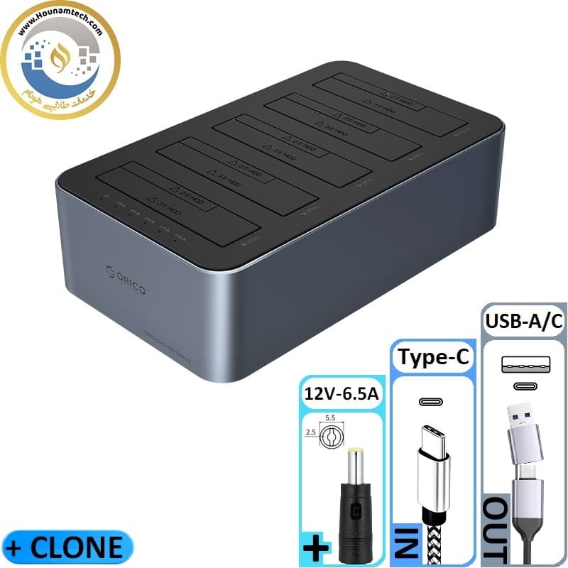 داک چند ورودی (Multi bay) اوریکو مدل ORICO-6656C3-C