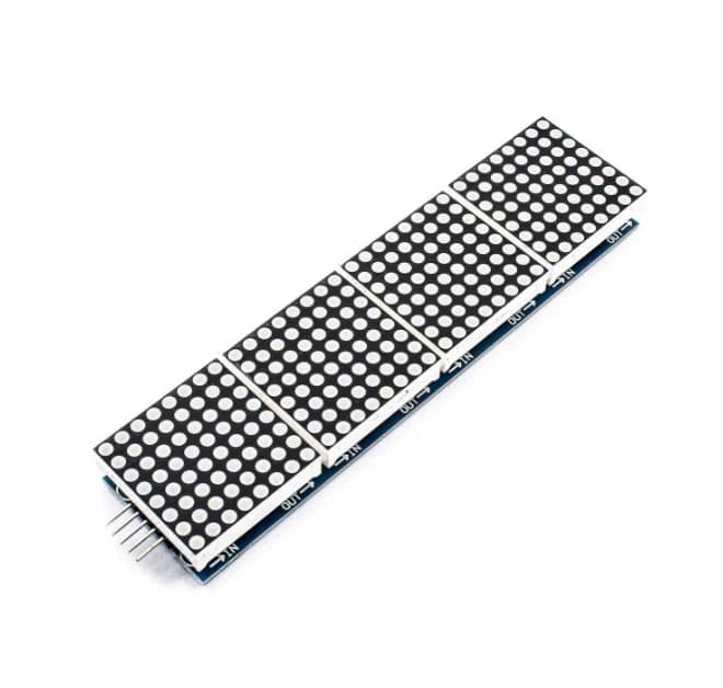 ماژول نمایشگر ال ای دی ماتریسی 8×32 دارای چیپ درایور MAX7219