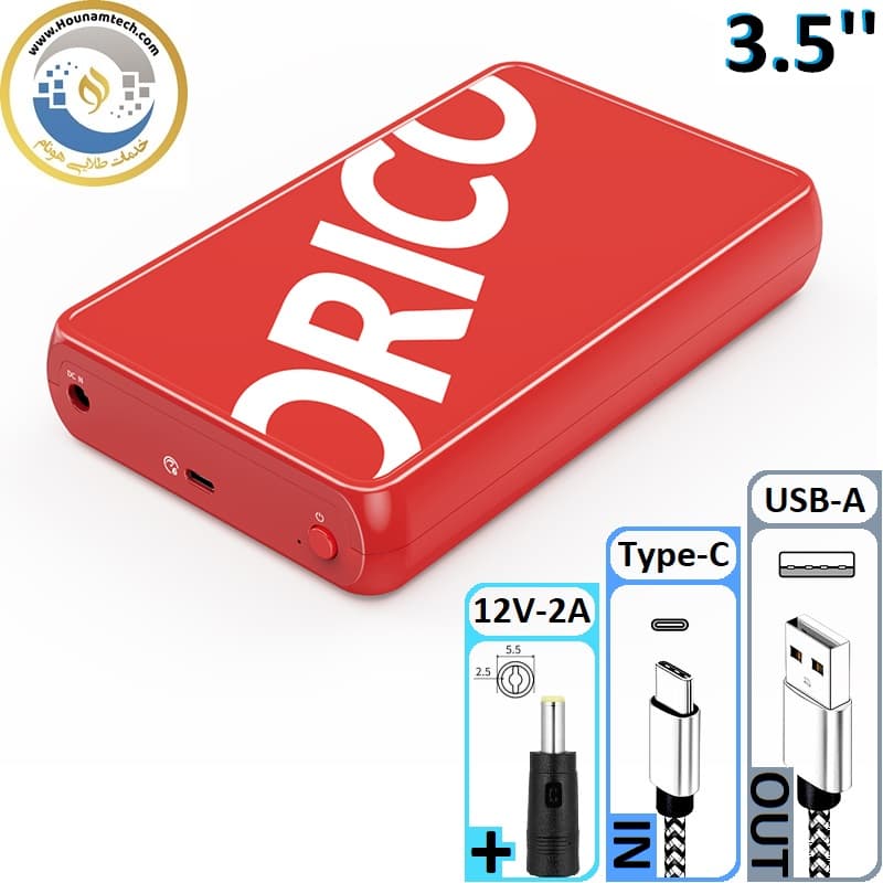 باکس هارد 3.5 اینچ مدل ORICO-CP35C3-RD-BP