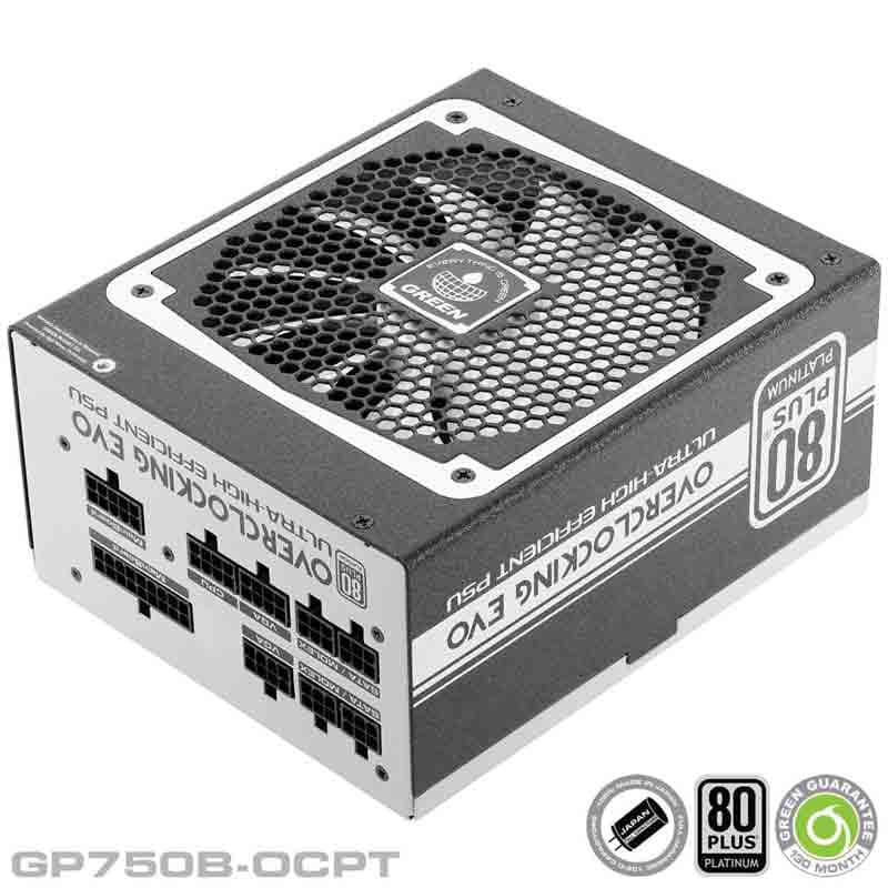 منبع تغذیه گرین پلاتینیوم 750 وات مدل GP750B OCPT(دست دوم) — تصویر ۴