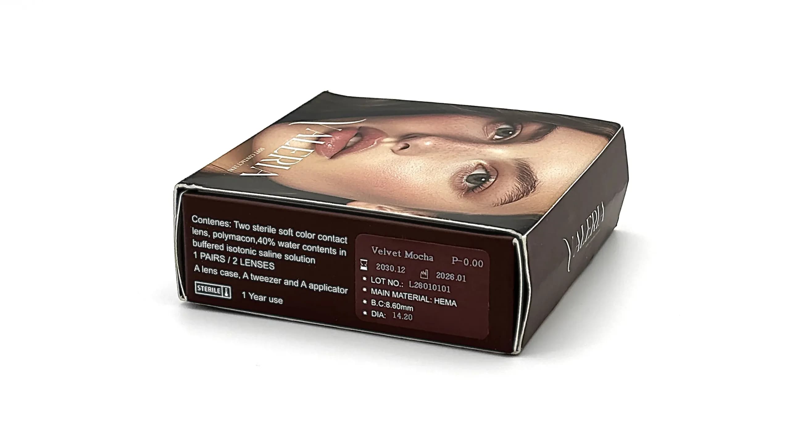 لنز رنگی سالیانه Velvet Mocha — تصویر ۵