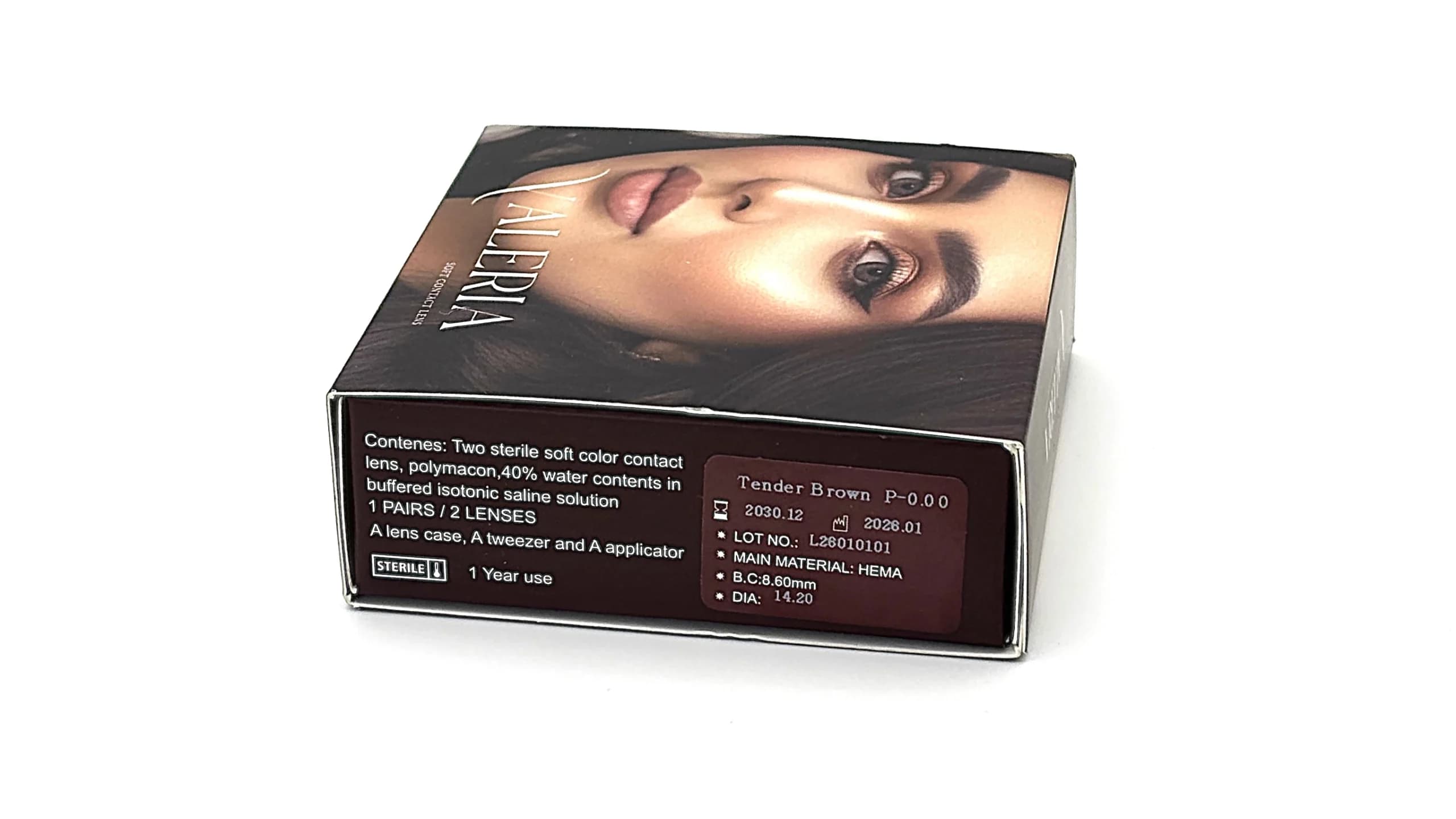 لنز رنگی سالیانه Tender Brown — تصویر ۱۰