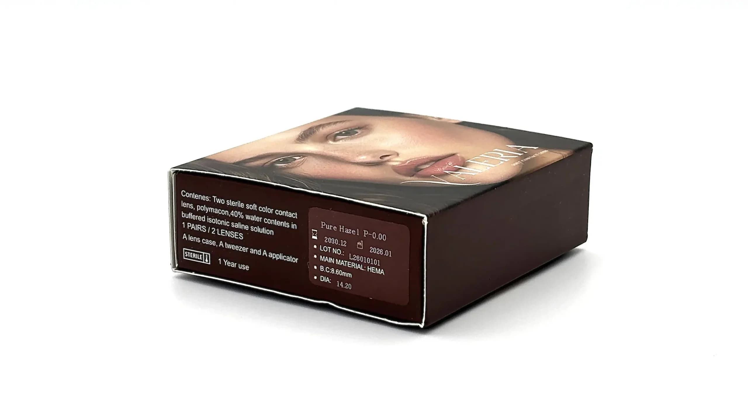 لنز رنگی سالیانه Pure Hazel — تصویر ۵