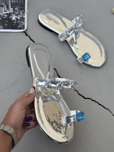 صندل لژ دار 1 سانت مدل یاقوتی — تصویر ۴