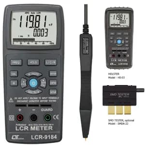 مولتی متر و LCR متر لوترون با ملحقات کامل Lutron LCR meter LCR-9184+SMDC-21+SMDA-22