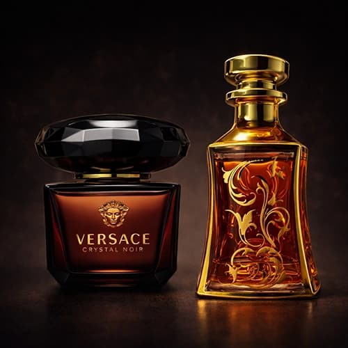 اسانس عطر ورساچه کریستال نویر – Versace Crystal Noir — تصویر ۳
