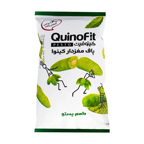 پاف مغزدار کینوا با طعم پستو کینوفیت 50 گرمی — تصویر ۳