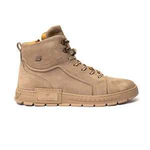 کفش مردانه اسنیکر بوت Erkek Koyu Vizon Hakiki Deri Sneaker Bot 3K1SB16400 گریدر