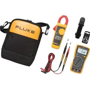 کیت ترکیبی مولتی متر فلوک+کلمپ آمپرمترFluke 117/323 Electricians Combo Kit, Digital Multimeter and Clamp Meter