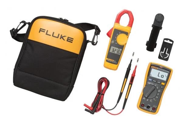 کیت ترکیبی مولتی متر فلوک+کلمپ آمپرمترFluke 117/323 Electricians Combo Kit, Digital Multimeter and Clamp Meter — تصویر ۲