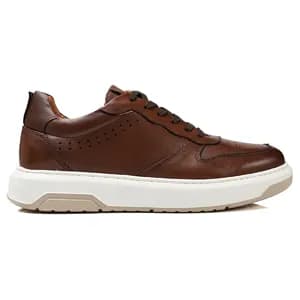 کفش مردانه اسنیکر Erkek Taba Hakiki Deri Sneaker Ayakkabı 3K1SA75153 گریدر — تصویر ۷
