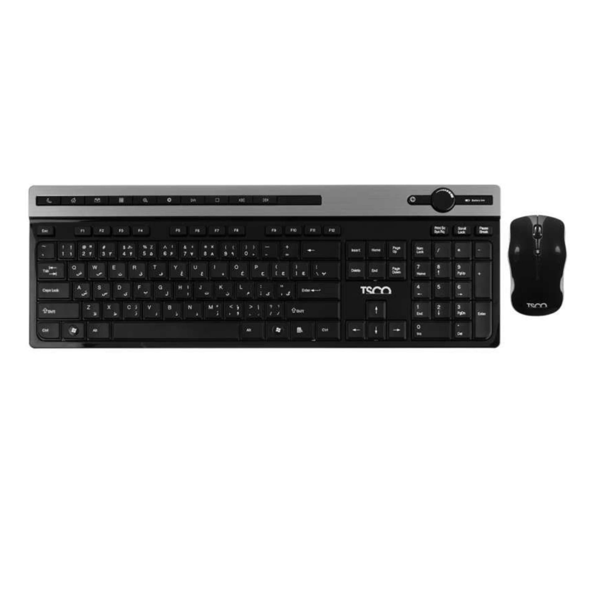 کیبورد و ماوس بی سیم تسکو مدل TKM 7106 W