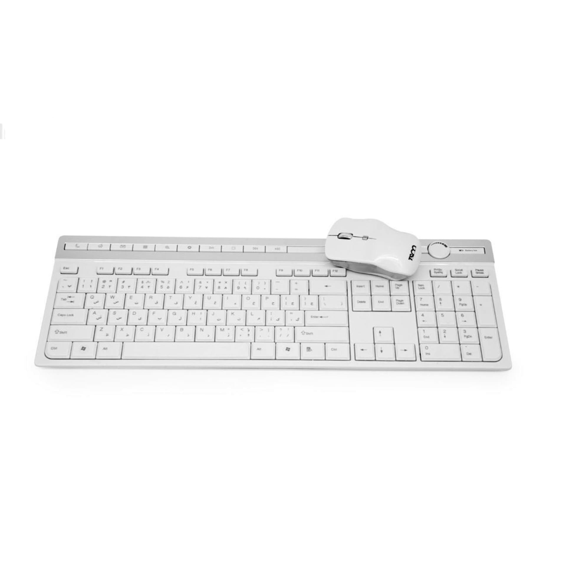کیبورد و ماوس بی سیم تسکو مدل TKM 7106 W — تصویر ۵