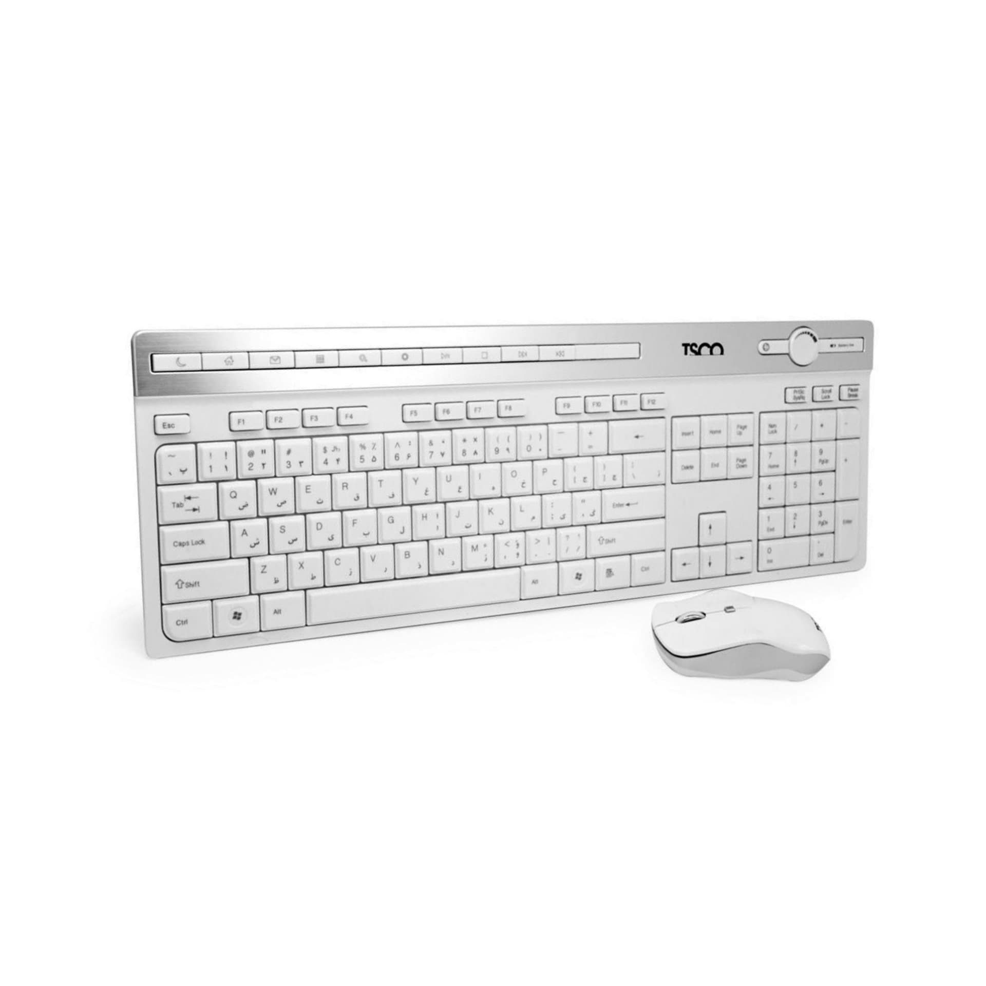 کیبورد و ماوس بی سیم تسکو مدل TKM 7106 W — تصویر ۳