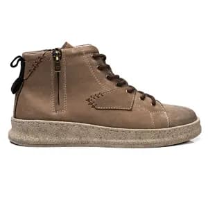 کفش مردانه اسنیکر Erkek Vizon Hakiki Deri Sneaker Bot 3K1UB16373 گریدر