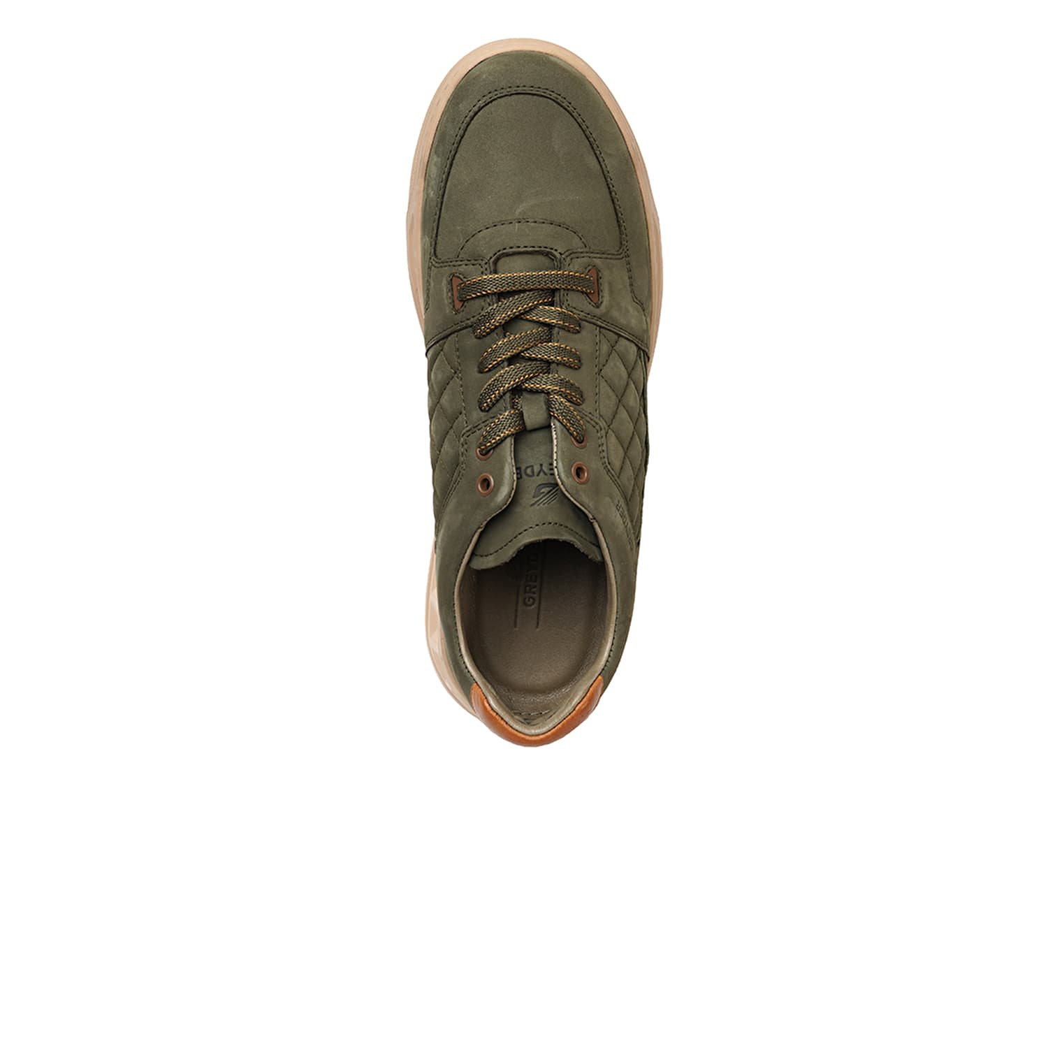 کفش مردانه اسنیکر Erkek Haki Hakiki Deri Sneaker Ayakkabı 3K1SA17002 گریدر — تصویر ۹