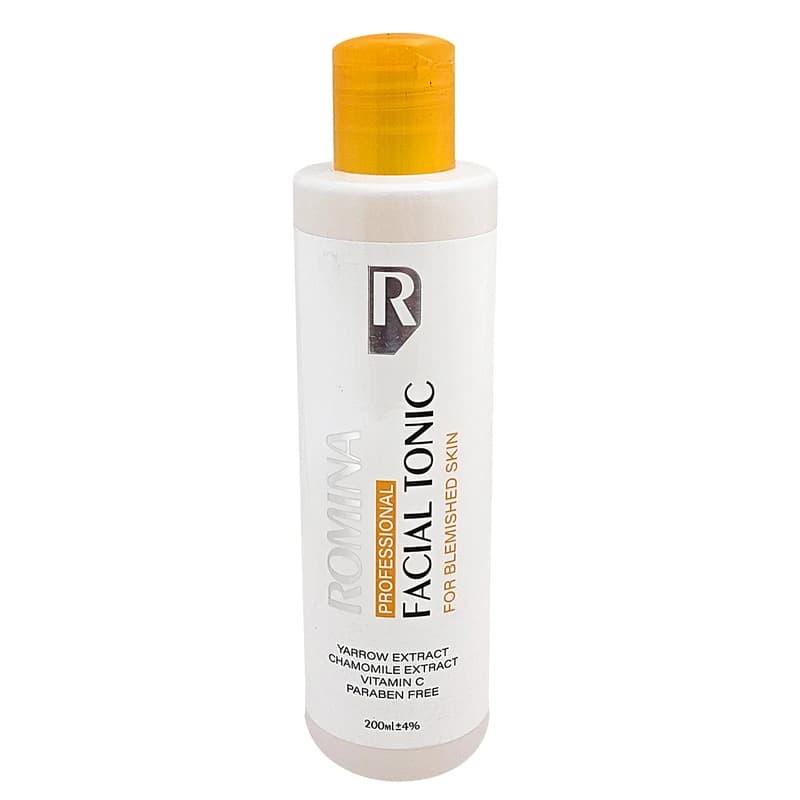 تونیک پاک کننده صورت رومینا مخصوص پوست لک دار 200ml