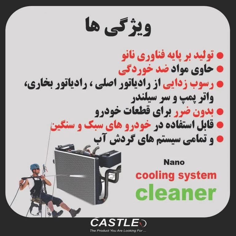 شوینده و رسوب زدای رادیاتور مدل رادیاتور فلاش — تصویر ۵