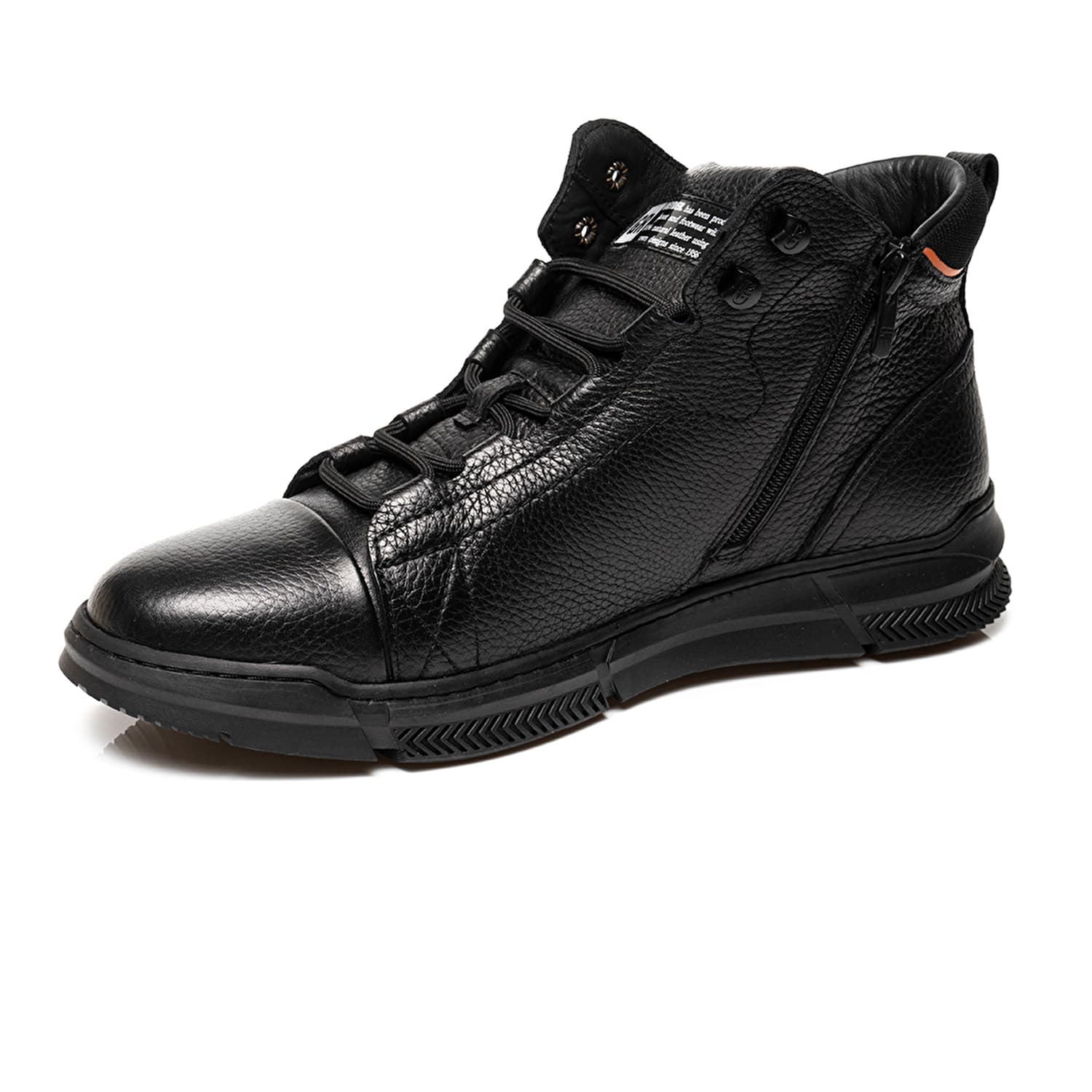 کفش مردانه اسنیکربوت Erkek Siyah Hakiki Deri Sneaker Bot 3K1CB14361 گریدر — تصویر ۱۰