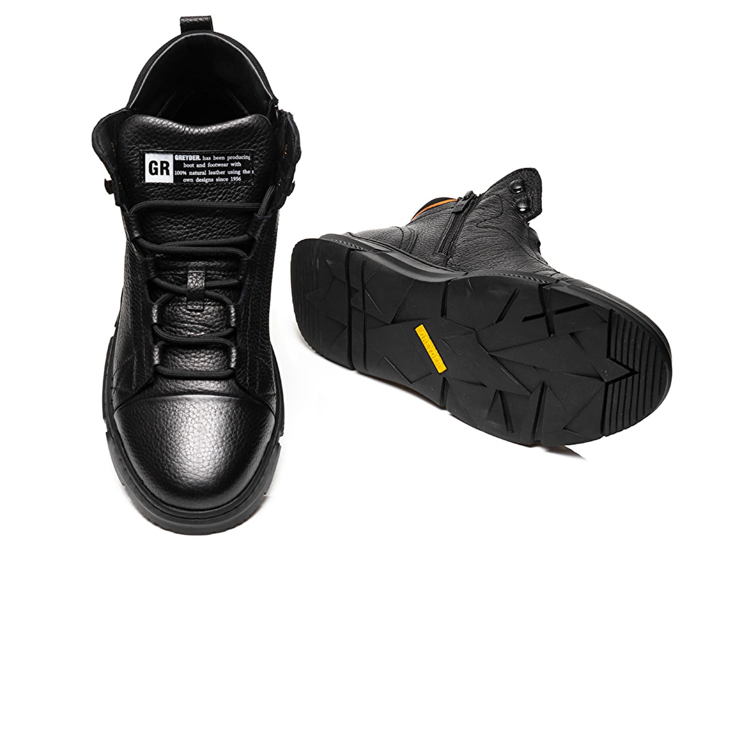 کفش مردانه اسنیکربوت Erkek Siyah Hakiki Deri Sneaker Bot 3K1CB14361 گریدر — تصویر ۶