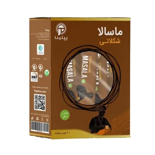 ماسالا شکلاتی ساشه 10 عددی پپتینا — تصویر ۲