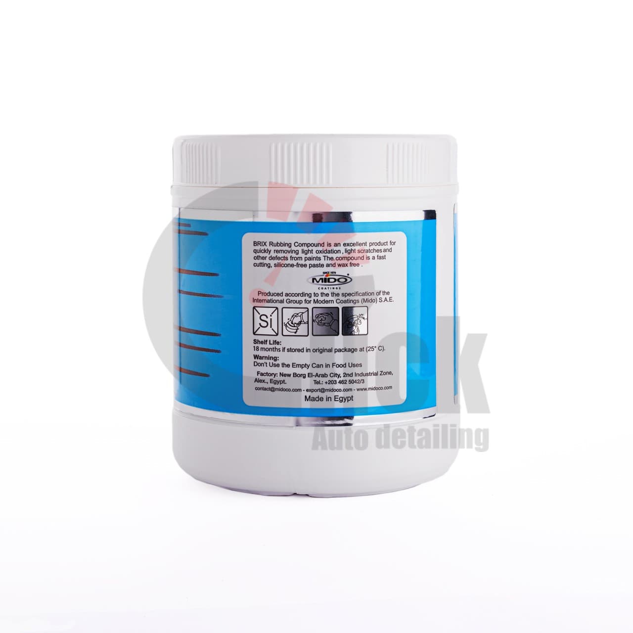 پولیش زبر میدو بریکس Mido Brix Rubbing Compound 1kg — تصویر ۴