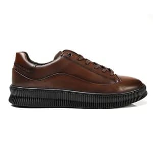 کفش مردانه اسنیکر Erkek Taba Hakiki Deri Sneaker Ayakkabı 3K1TA00280 گریدر — تصویر ۷