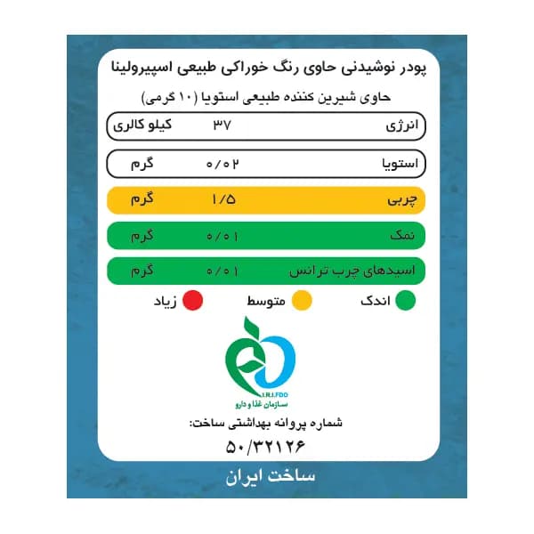 بلو لته پپتینا قوطی 100 گرمی — تصویر ۴