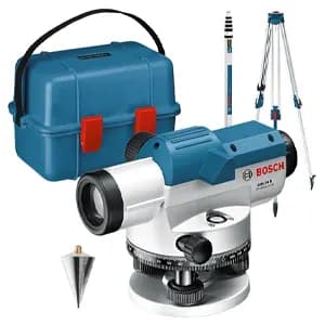 تراز اپتیک لیزری بوش با ملحقات کامل Bosch GOL 26 D+BT160+GR500 Professional Optical Level