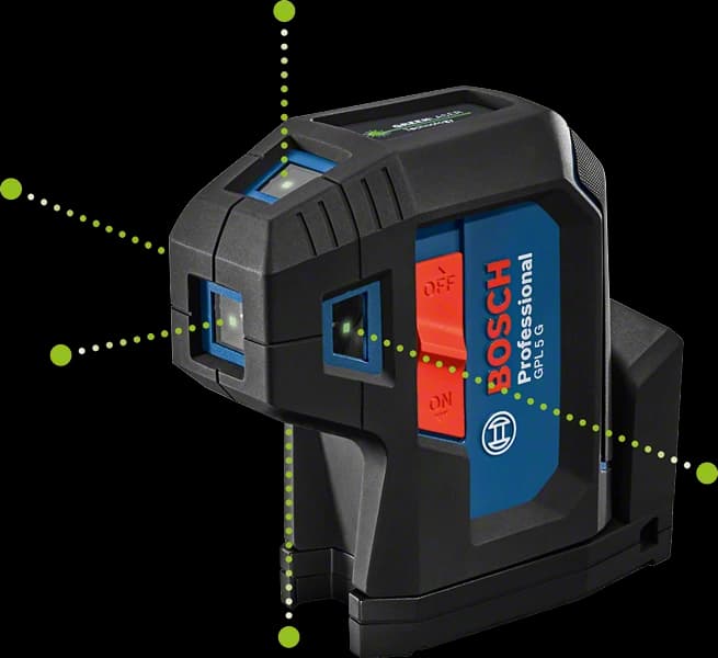 تراز لیزری نقطه زن بوش Bosch GPL 5 G Professional Point Laser — تصویر ۱۱